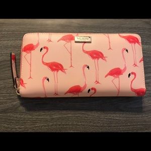 Kate Spade shore street flamingo wallet